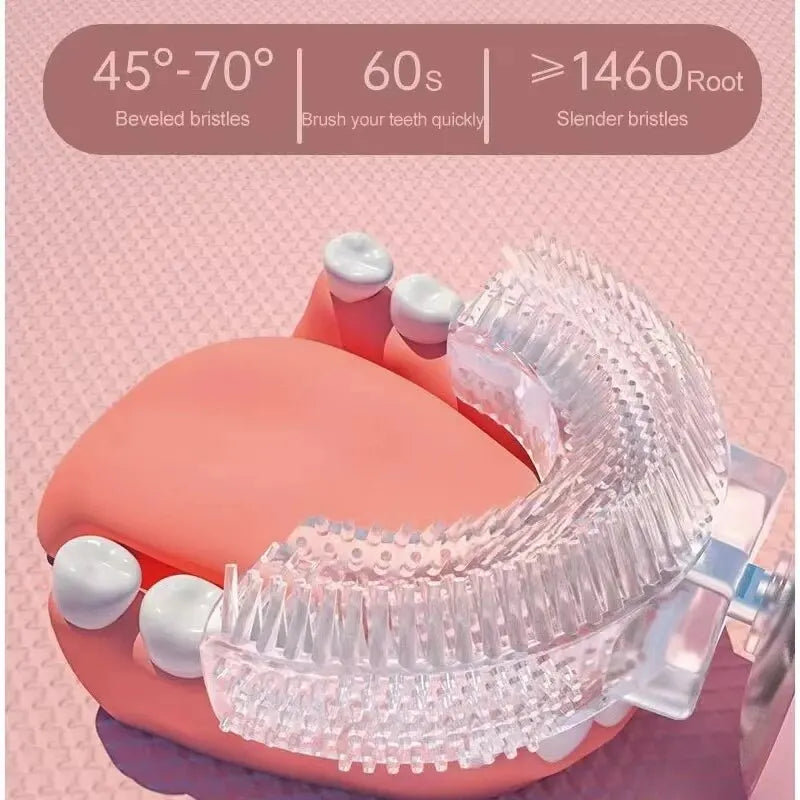 Cepillo de Dientes Eléctrico Infantil en Forma de U