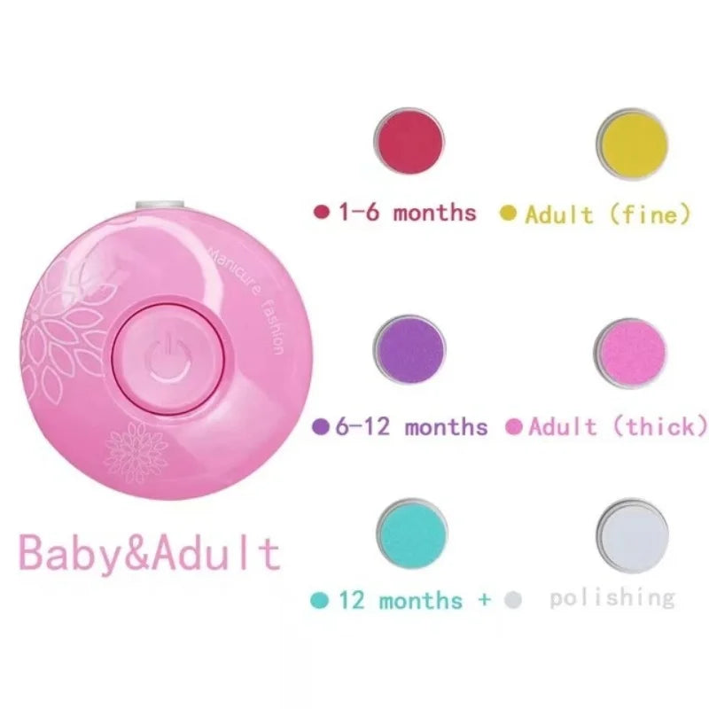 Kit Eléctrico de Cuidado de Uñas para Bebé