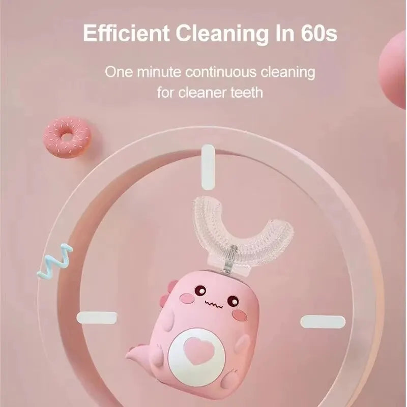 Cepillo de Dientes Eléctrico Infantil en Forma de U