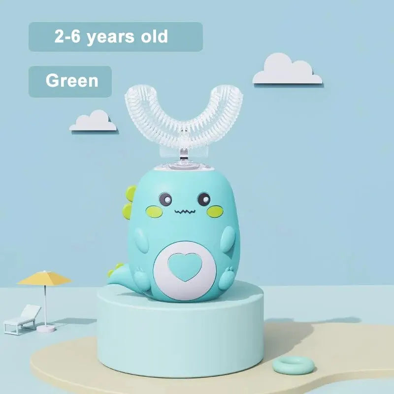 Cepillo de Dientes Eléctrico Infantil en Forma de U