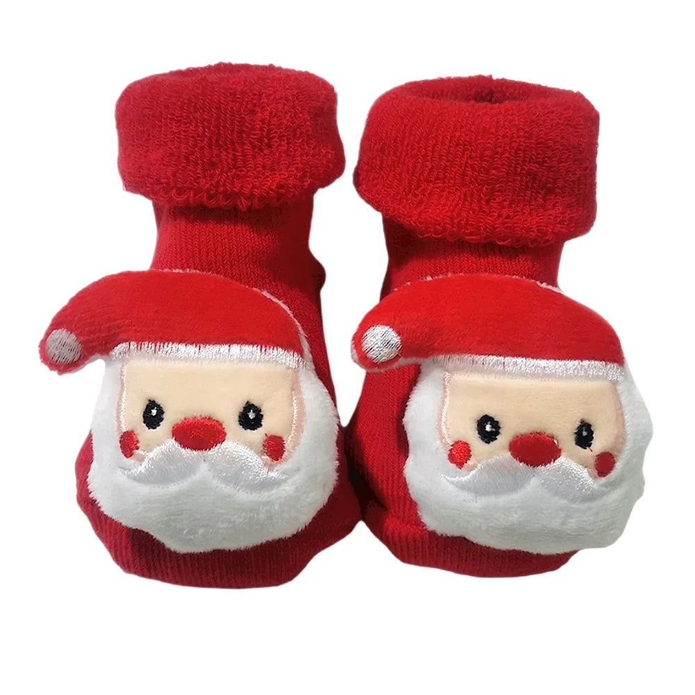 Calcetines antideslizantes navideños