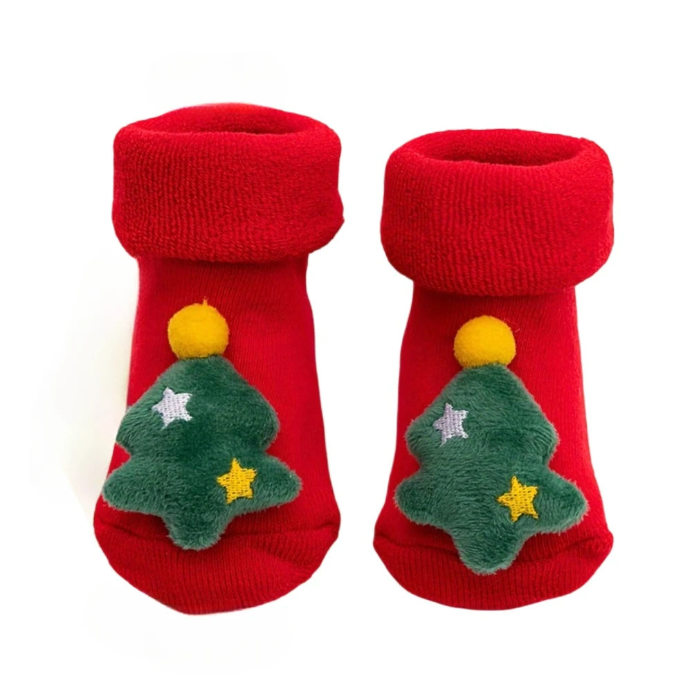 Calcetines antideslizantes navideños